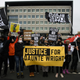 Protesters march from the Brooklyn Center police headquarters to a nearby FBI office on April 13, 2021 in Brooklyn Center, Minnesota. Demonstrations have become a daily occurrence since Daunte Wright, 20, was shot and killed by Brooklyn Center police officer Kimberly Potter on Sunday.